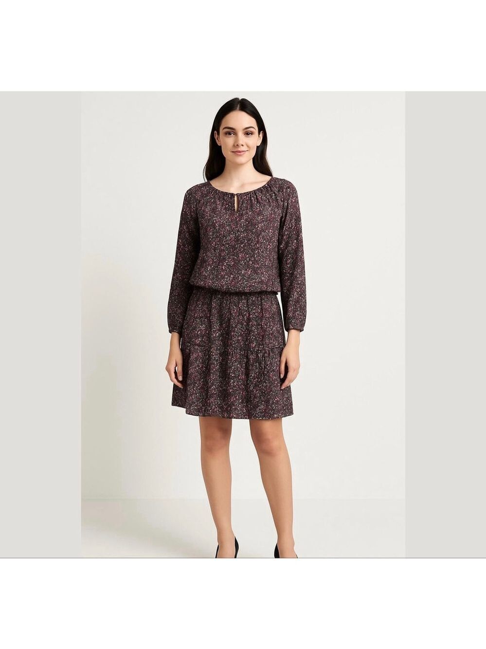 Ann Taylor Loft dress floral print Sz MP